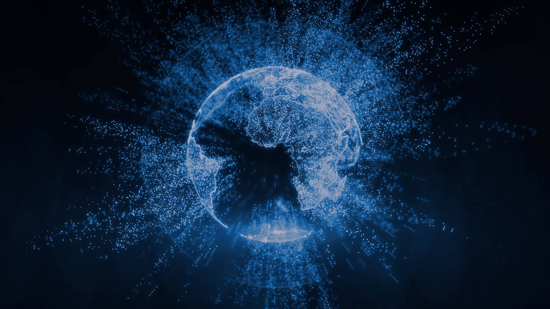 earth globe graphic