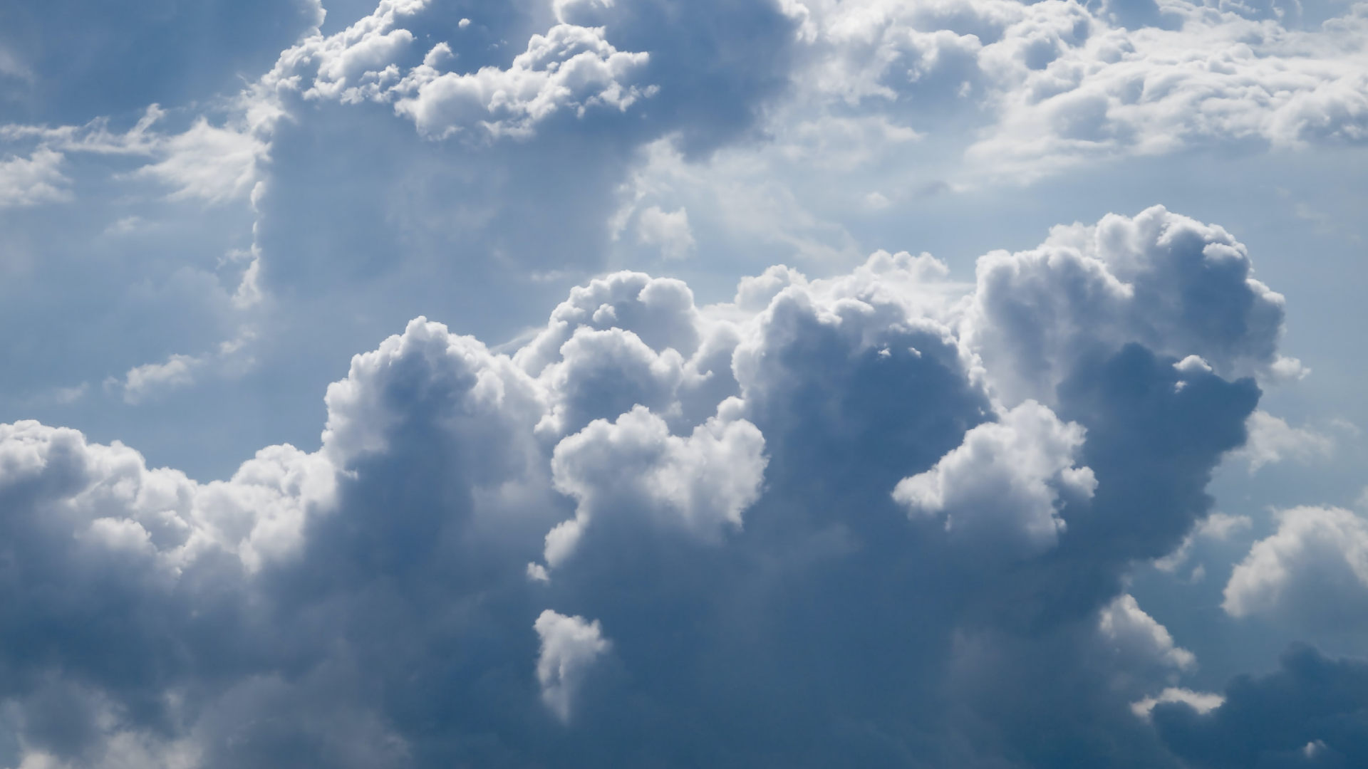 white clouds