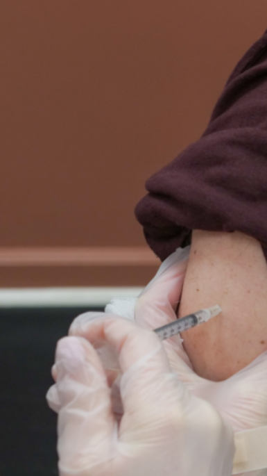 vaccine being given