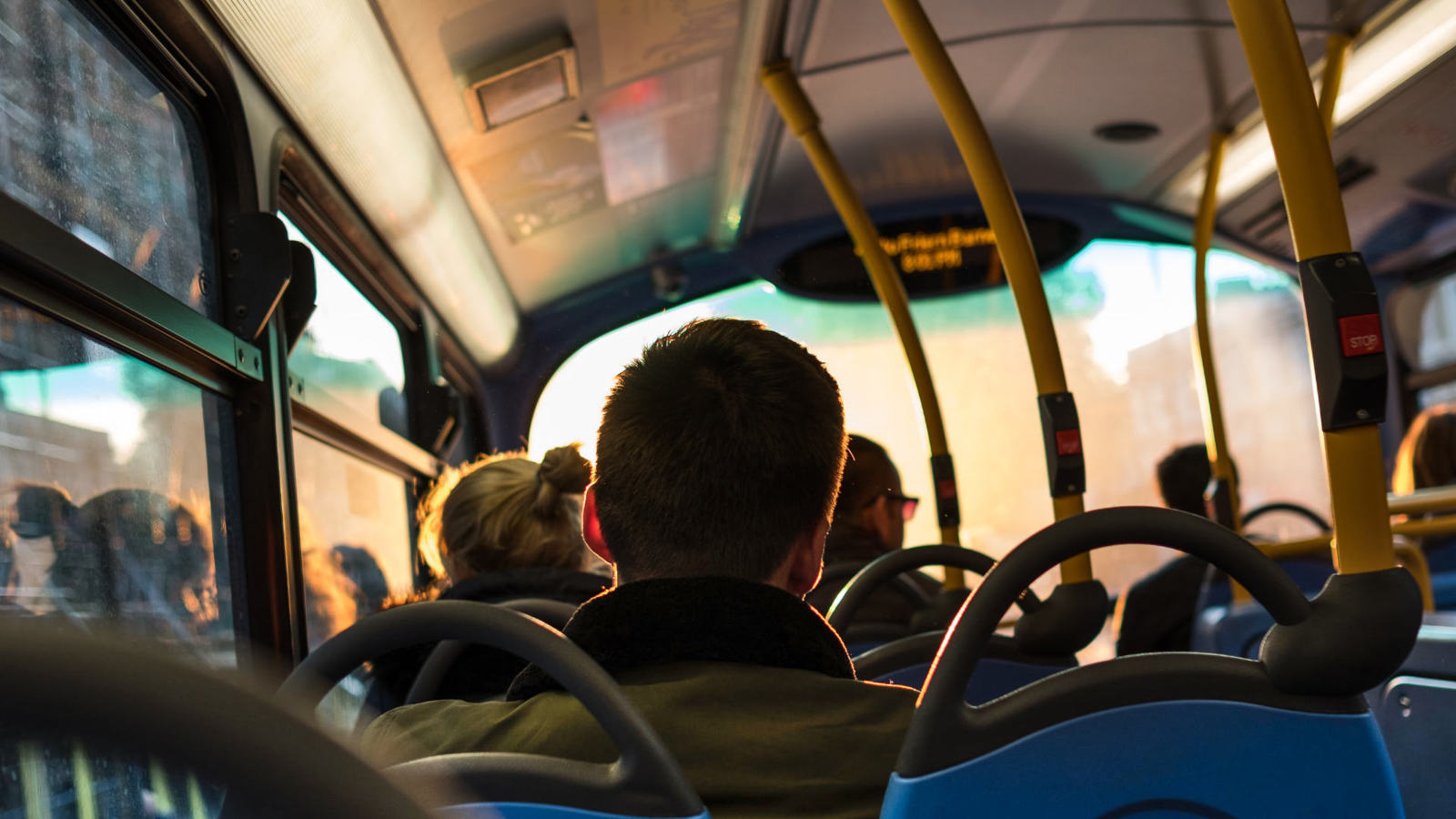 people on a bus