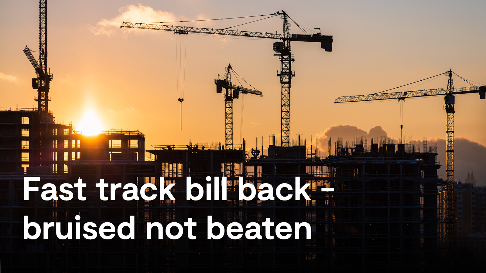 Insight Fast Track Chapman Tripp | Fast track bill back - bruised not beaten